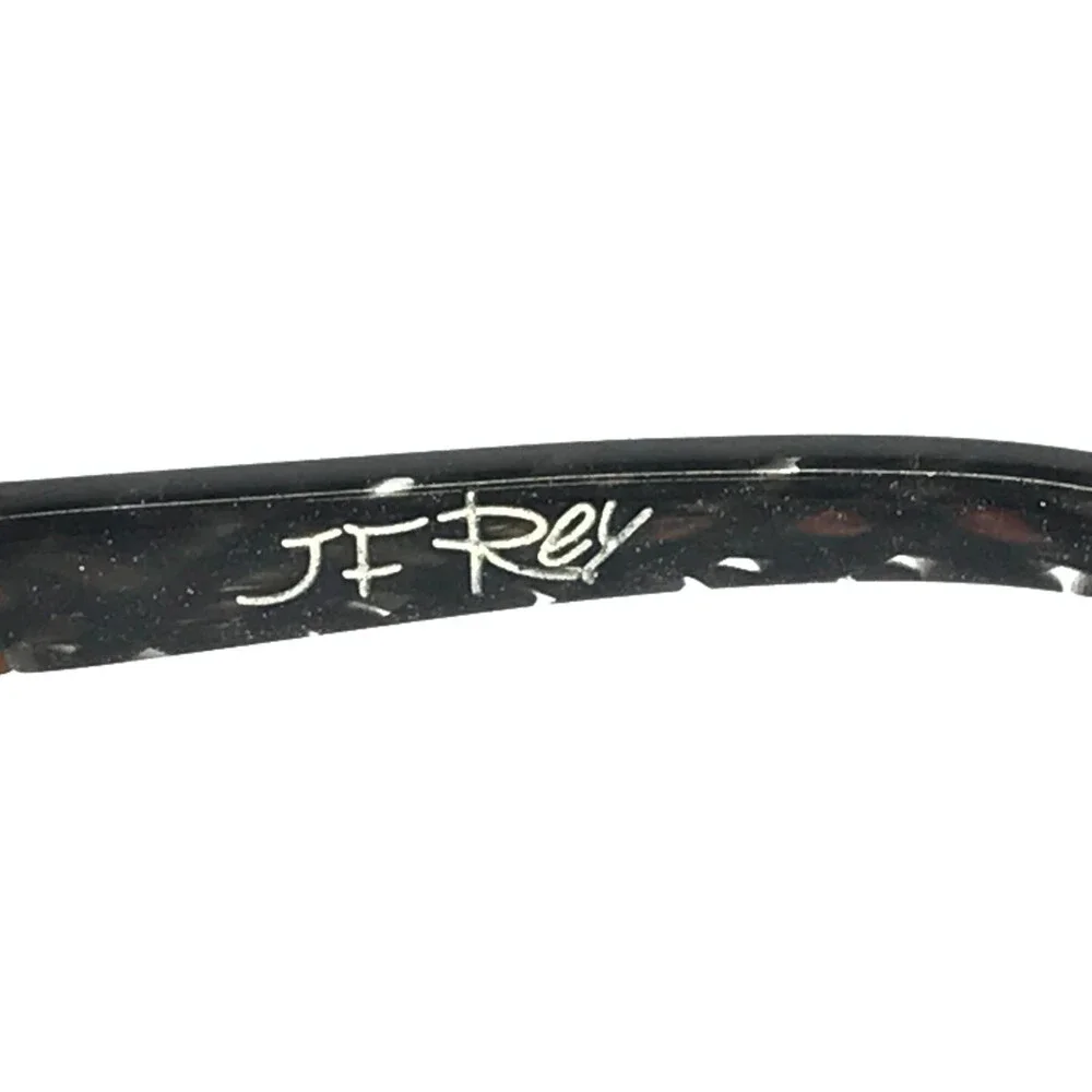 J.F. Rey Eyeglasses Frames JF2668 8592 Brown Red Cat Eye Full Rim 53-16-140